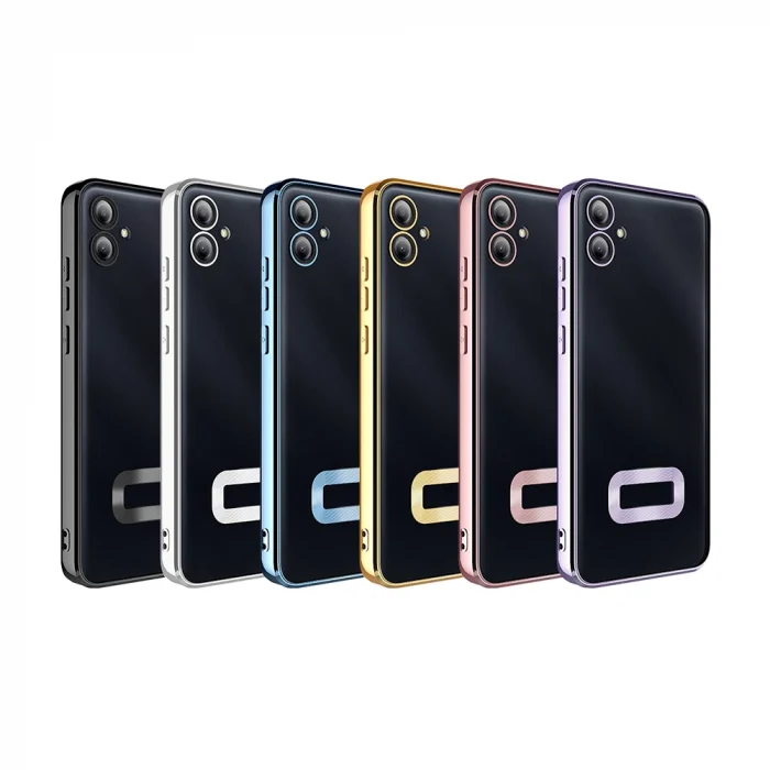 Samsung A06 Kılıf Kamera Korumalı Logo Gösteren Omega Kapak