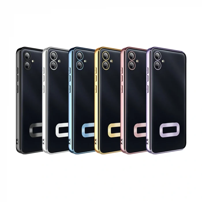 Samsung A06 Kılıf Kamera Korumalı Logo Gösteren Omega Kapak