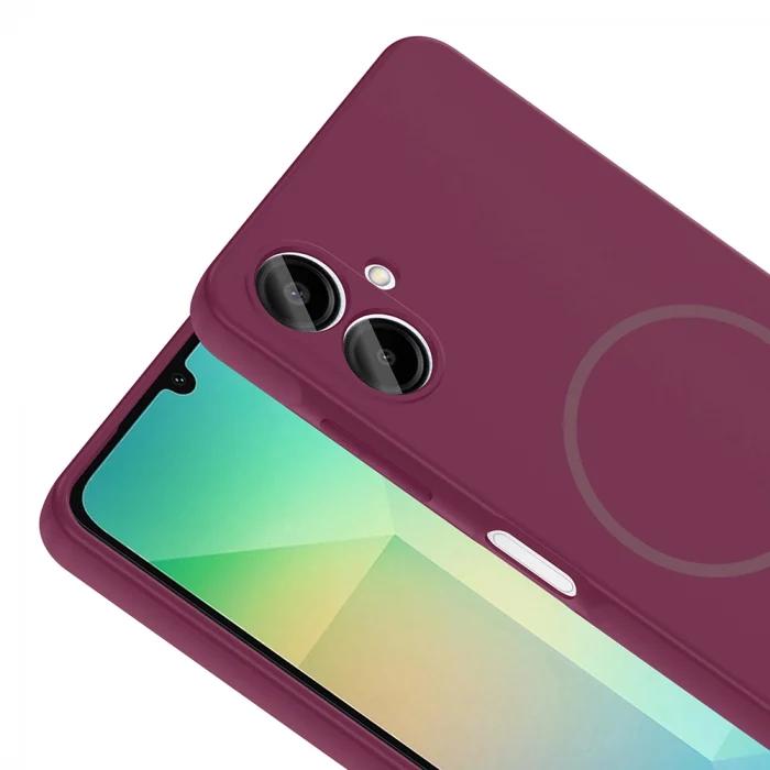 Samsung A06 Kılıf M-safe Şarj Özellikli Meta Kapak