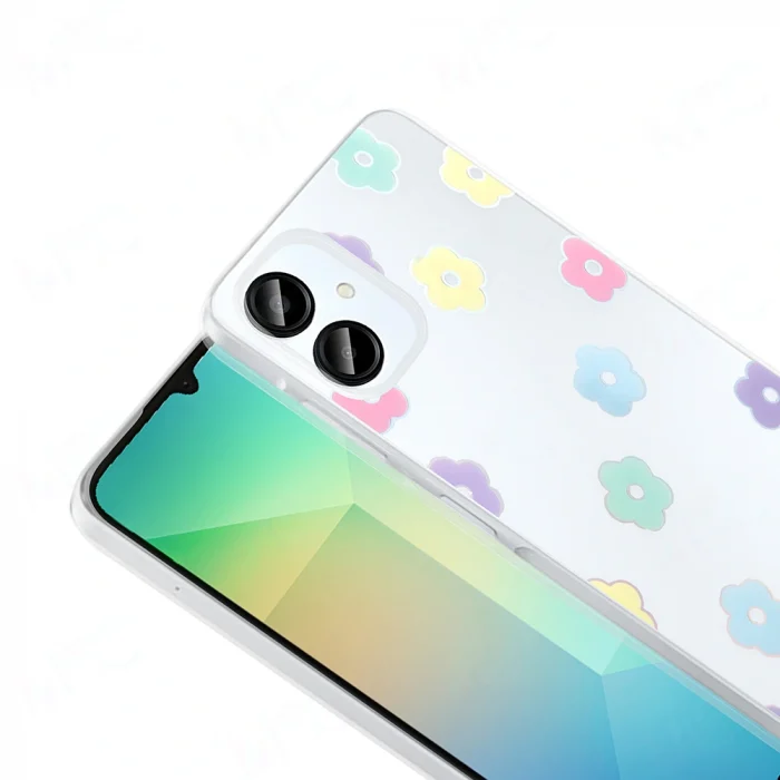 Samsung A06 Kılıf Şeffaf Figürlü Folk Sert Kapak