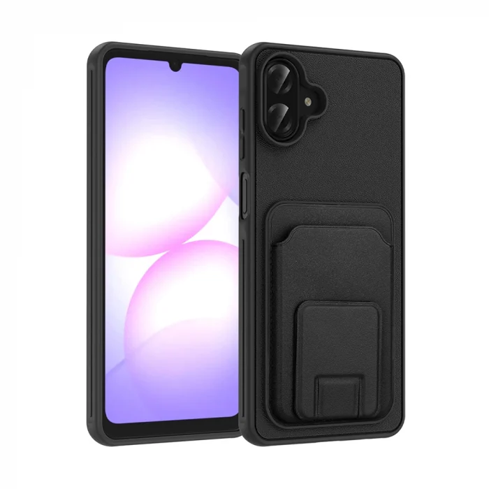 Samsung A07 Kılıf Kartlıklı TPU Bikart Kapak