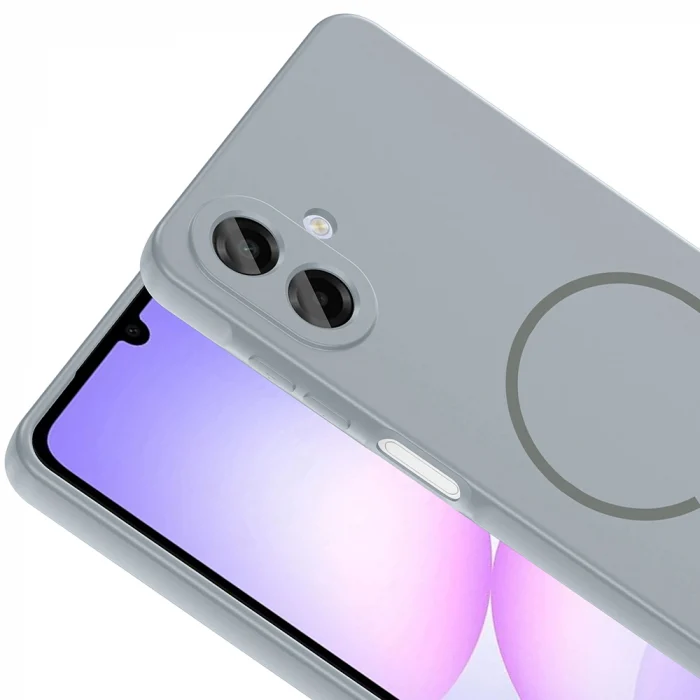 Samsung A07 Kılıf M-safe Şarj Özellikli Meta Kapak