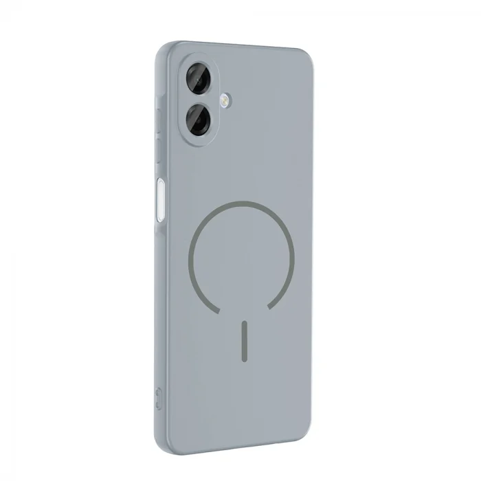 Samsung A07 Kılıf M-safe Şarj Özellikli Meta Kapak