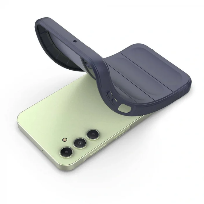 Samsung A15 Kılıf Esnek TPU Oyuklu Arka Yüzey Tasarımlı Etnik Silikon Kapak