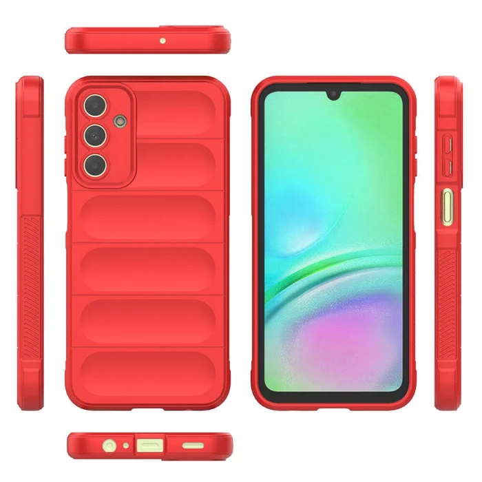 Samsung A15 Kılıf Esnek TPU Oyuklu Arka Yüzey Tasarımlı Etnik Silikon Kapak