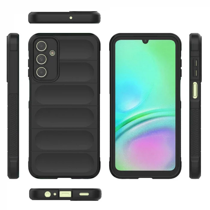 Samsung A15 Kılıf Esnek TPU Oyuklu Arka Yüzey Tasarımlı Etnik Silikon Kapak