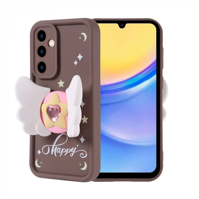 Samsung A15 Kılıf Kamera Korumalı Figür Tasarımlı Kapya Kapak