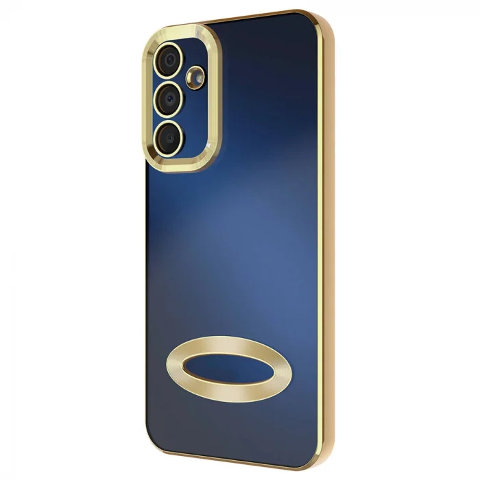 Samsung A15 Kılıf Kamera Korumalı Logo Gösteren Omega Kapak