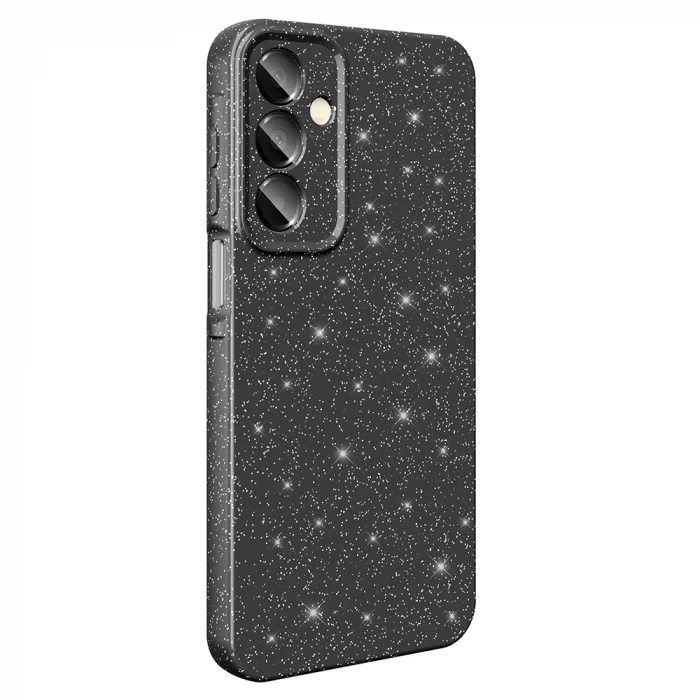 Samsung A16 Kılıf Kamera Korumalı Simli Lüks Koton Kapak