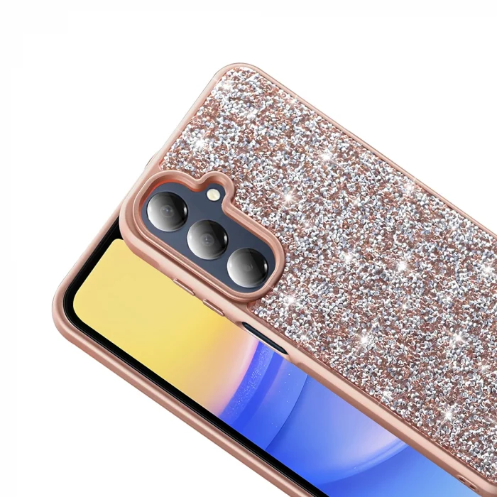 Samsung A16 Kılıf Parlak Taşlı Tasarım Pırlanta Kapak