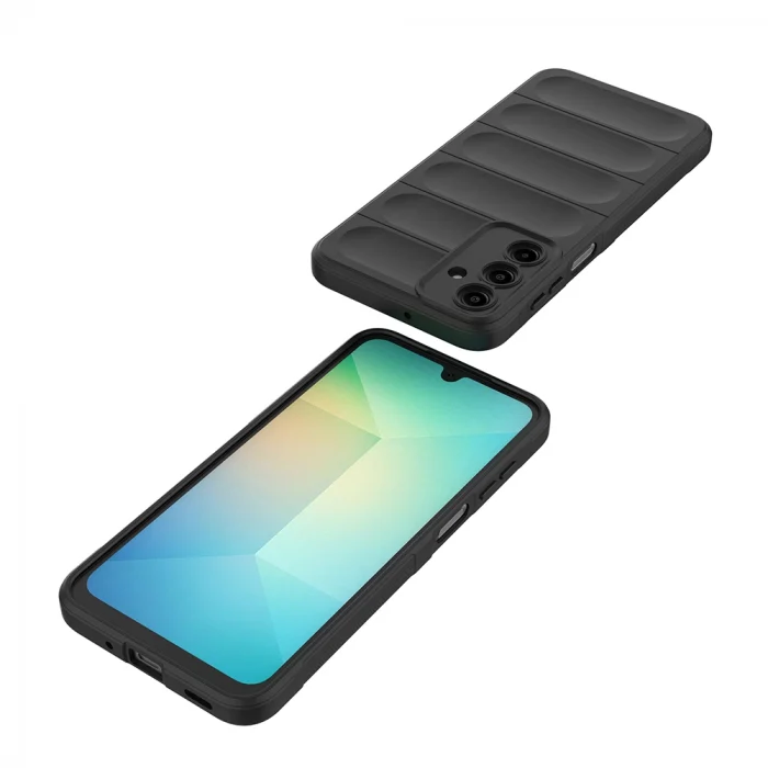 Samsung A17 Kılıf Esnek TPU Oyuklu Arka Yüzey Tasarımlı Etnik Silikon Kapak