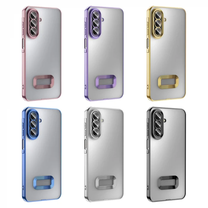 Galaxy A17 Kılıf Kamera Korumalı Logo Gösteren Zore Omega Kapak