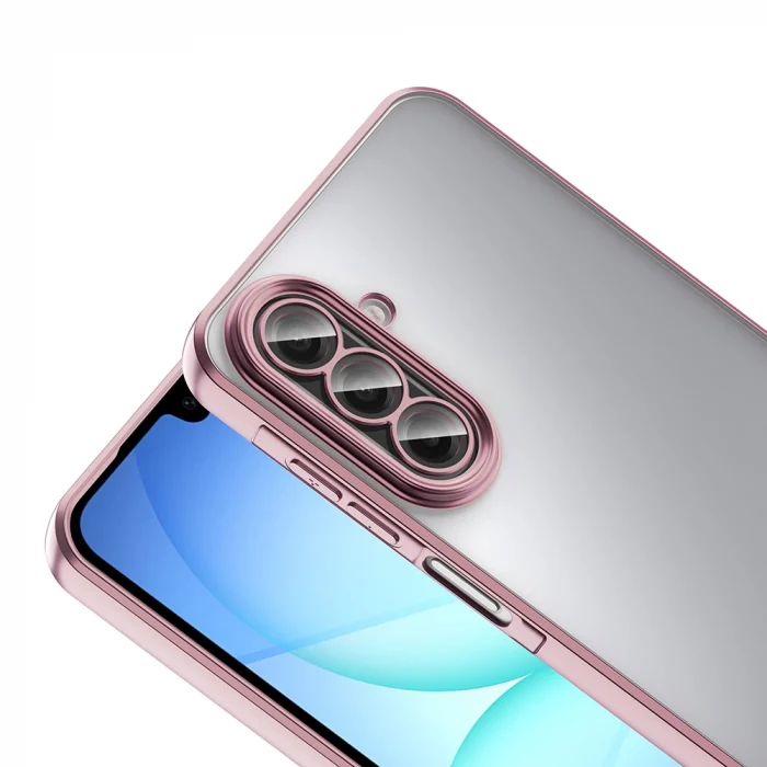 Galaxy A17 Kılıf Kamera Korumalı Logo Gösteren Zore Omega Kapak