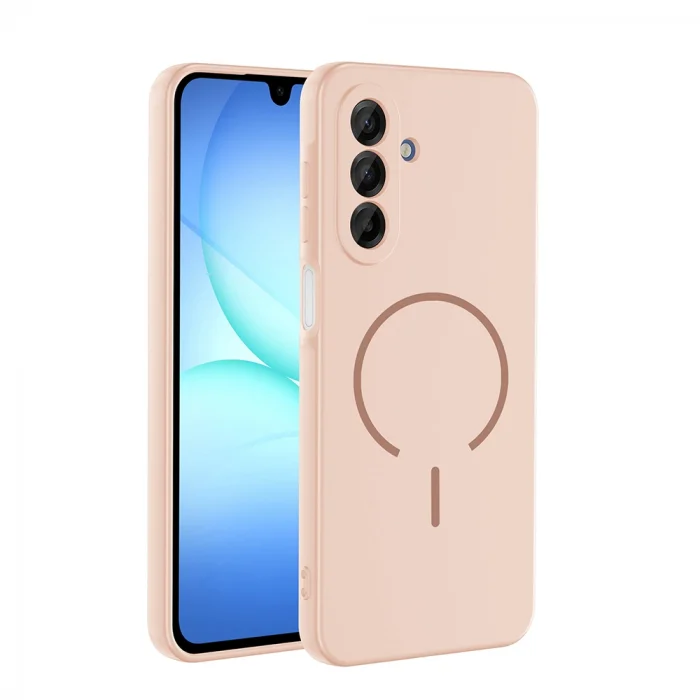 Samsung A17 Kılıf M-safe Şarj Özellikli Meta Kapak