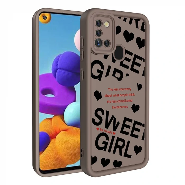 Samsung A21S Kılıf Kamera Korumalı Baskılı Arka Yüzey Klas Kapak