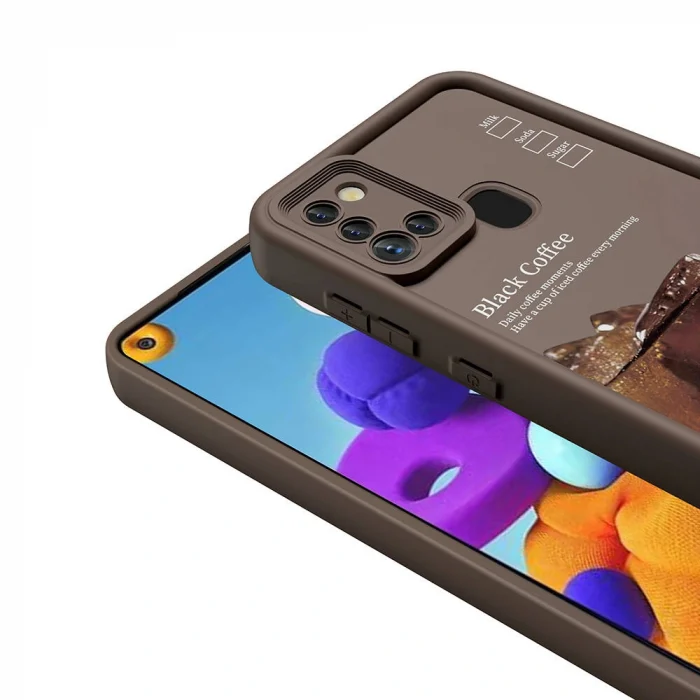 Samsung A21S Kılıf Kamera Korumalı Baskılı Arka Yüzey Klas Kapak