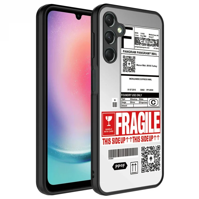 A24 Kılıf Aynalı Desenli Kamera Korumalı Parlak Mirror Kapak