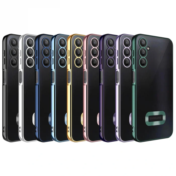 Samsung A24 Kılıf Kamera Korumalı Logo Gösteren Omega Kapak