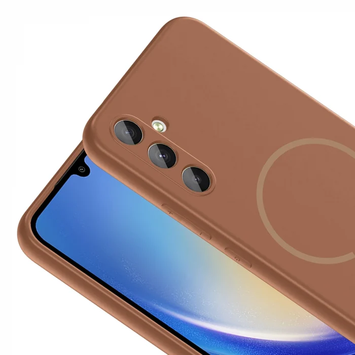 Samsung A24 Kılıf M-safe Şarj Özellikli Meta Kapak