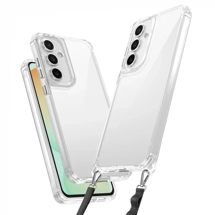 Samsung A25 Kılıf Airbagli Takılabilir Askı Aparatlı Snap Silikon Kapak