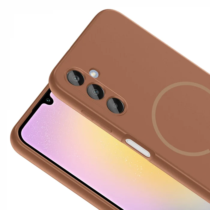 Samsung A25 Kılıf M-safe Şarj Özellikli Meta Kapak