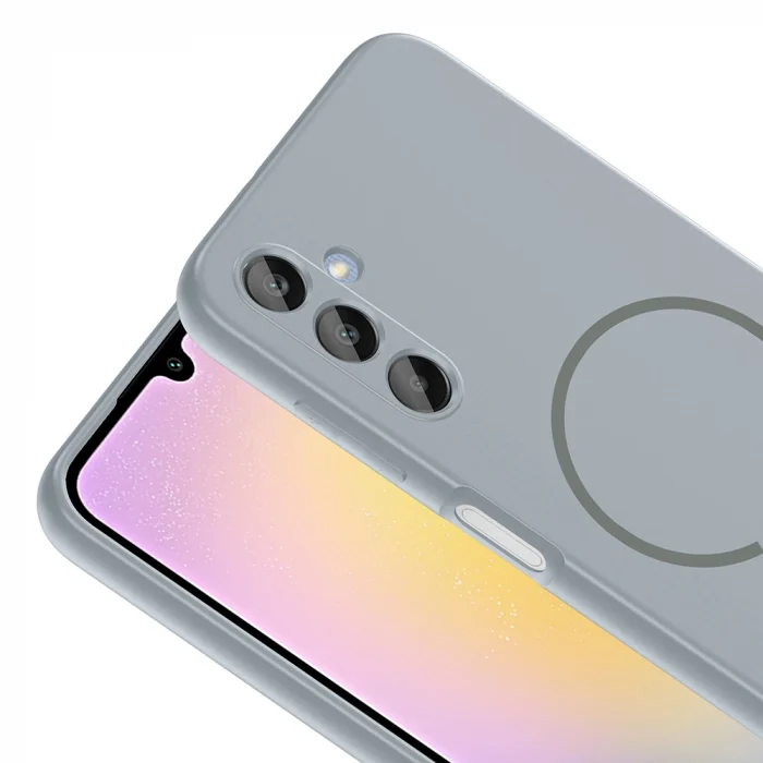 Samsung A25 Kılıf M-safe Şarj Özellikli Meta Kapak