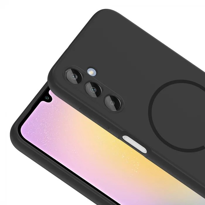 Samsung A25 Kılıf M-safe Şarj Özellikli Meta Kapak