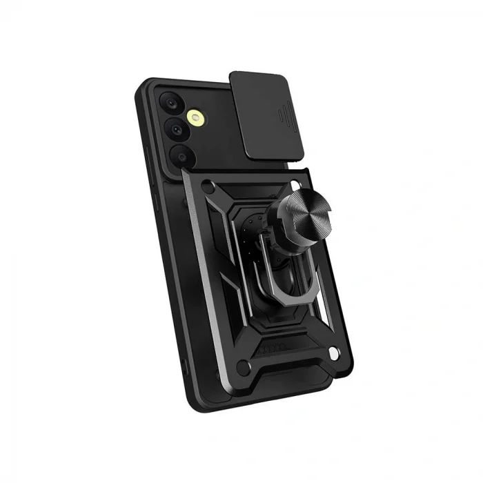 Samsung A25 Kılıf Magnetik Standlı Kamera Korumalı Sürgülü Vega Kapak