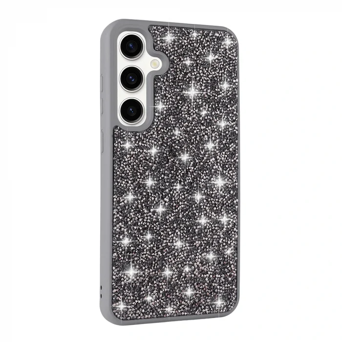 Samsung A25 Kılıf Parlak Taşlı Tasarım Pırlanta Kapak