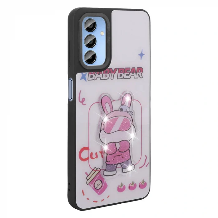 Samsung A25 Kılıf Parlayan Kabartmalı İkonik Figürlü Amas Silikon Kapak