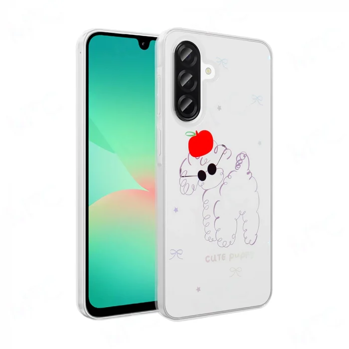 Samsung A26 Kılıf Şeffaf Figürlü Folk Sert Kapak