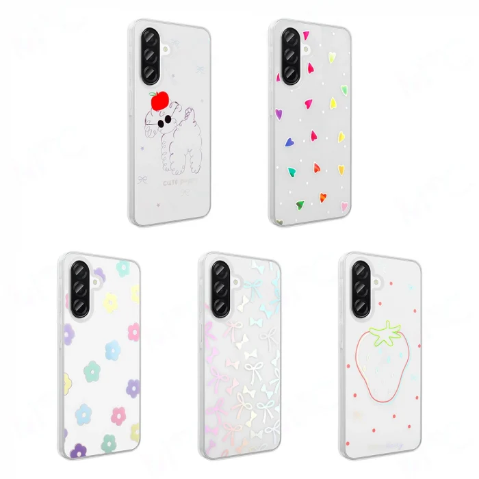 Samsung A26 Kılıf Şeffaf Figürlü Folk Sert Kapak