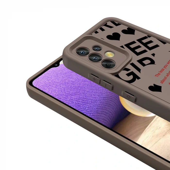 Samsung A32 4G Kılıf Kamera Korumalı Baskılı Arka Yüzey Klas Kapak