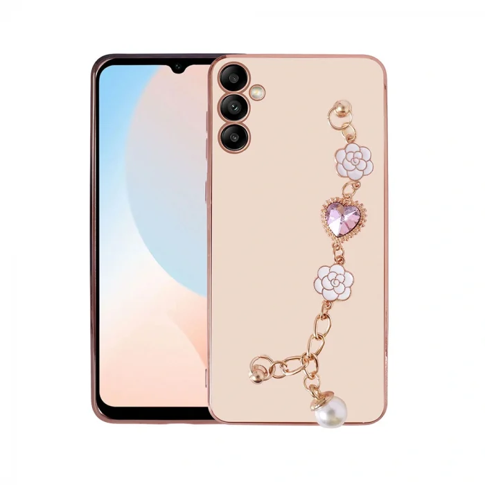 Samsung A34 Kılıf El Tutamaçlı Kamera Korumalı Taka Silikon Kapak