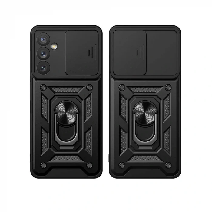 Samsung A34 Kılıf Magnetik Standlı Kamera Korumalı Sürgülü Vega Kapak