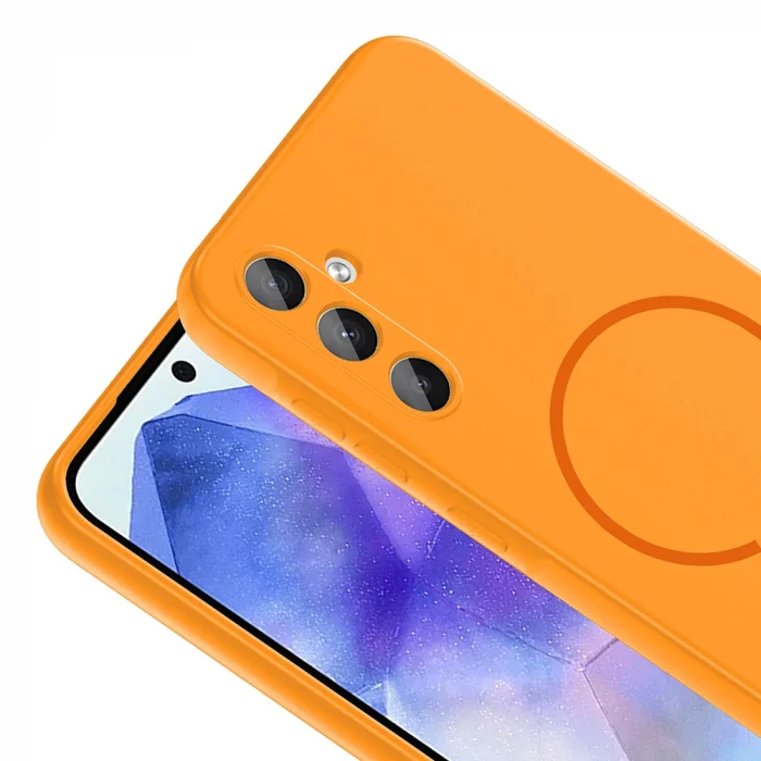 Galaxy A35 Kılıf M-safe Şarj Özellikli Zore Meta Kapak