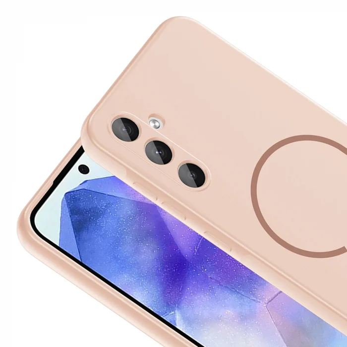 Galaxy A35 Kılıf M-safe Şarj Özellikli Zore Meta Kapak