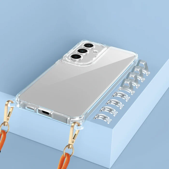 Samsung A36 Kılıf Airbagli Takılabilir Askı Aparatlı Snap Silikon Kapak