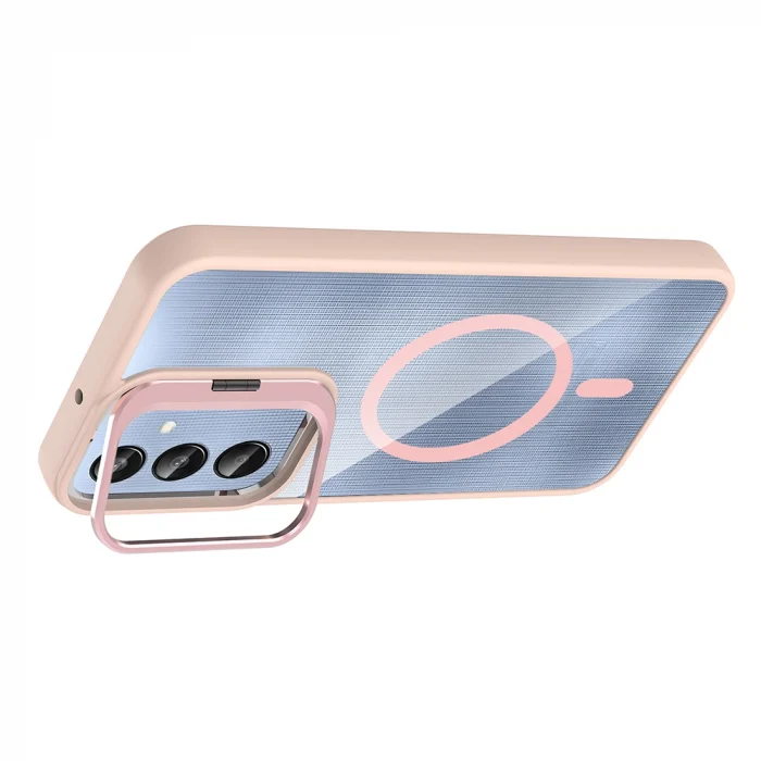 Samsung A36 Kılıf Standlı ve Kamera Lens Hediyeli Etro Kapak