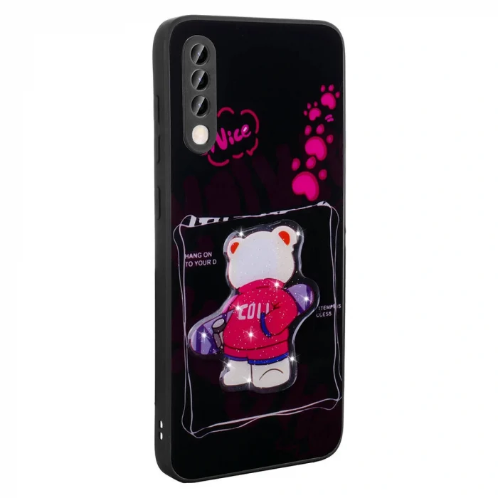 Samsung A50 Kılıf Parlayan Kabartmalı İkonik Figürlü Amas Silikon Kapak