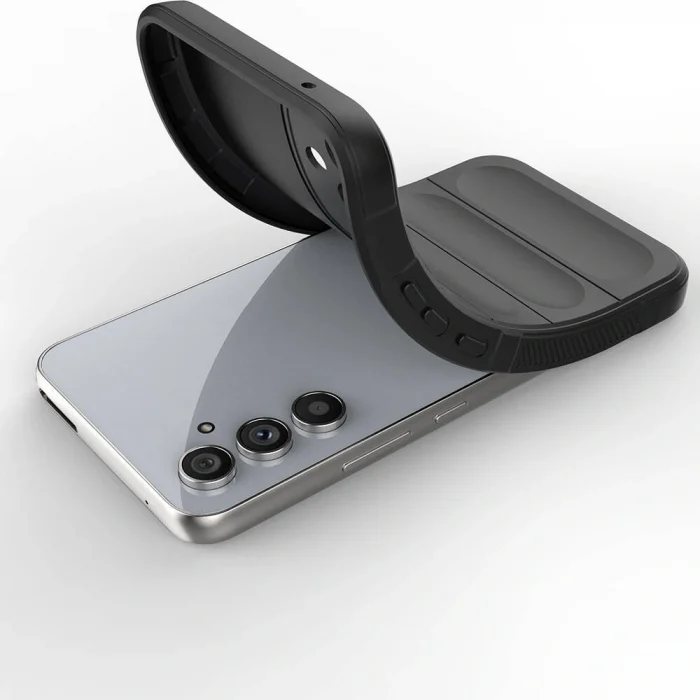 Samsung A54 Kılıf Esnek TPU Oyuklu Arka Yüzey Tasarımlı Etnik Silikon Kapak