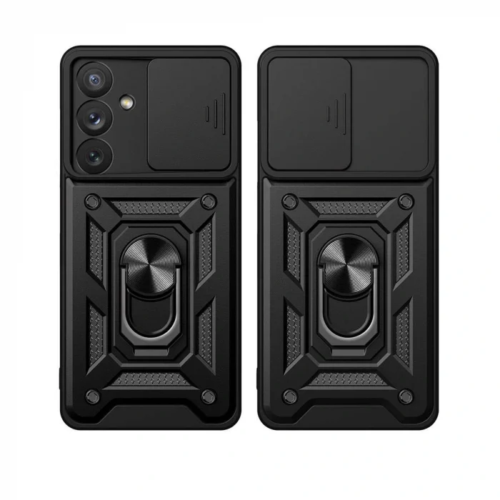 Samsung A54 Kılıf Magnetik Standlı Kamera Korumalı Sürgülü Vega Kapak