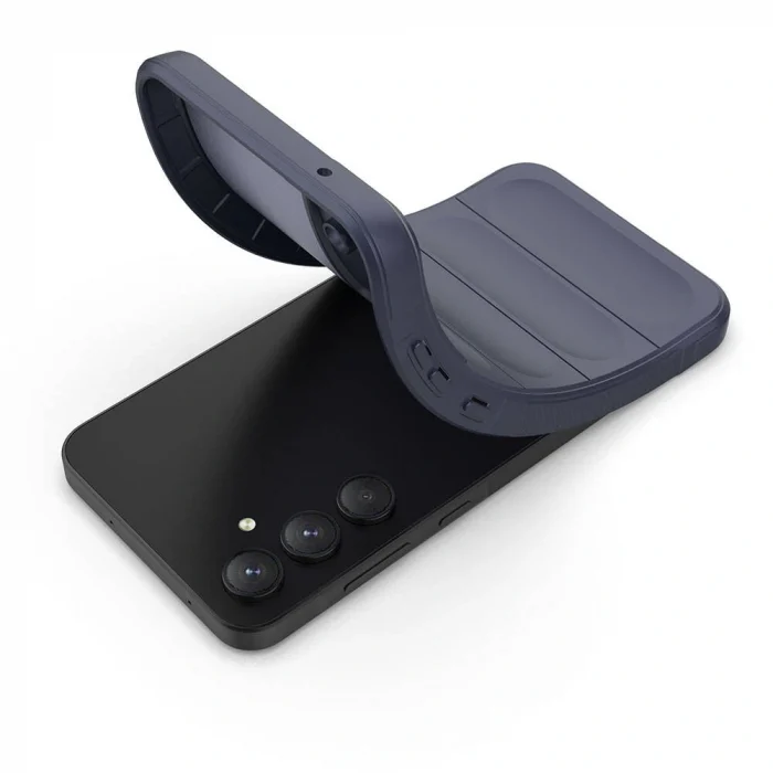 Samsung A55 Kılıf Esnek TPU Oyuklu Arka Yüzey Tasarımlı Etnik Silikon Kapak