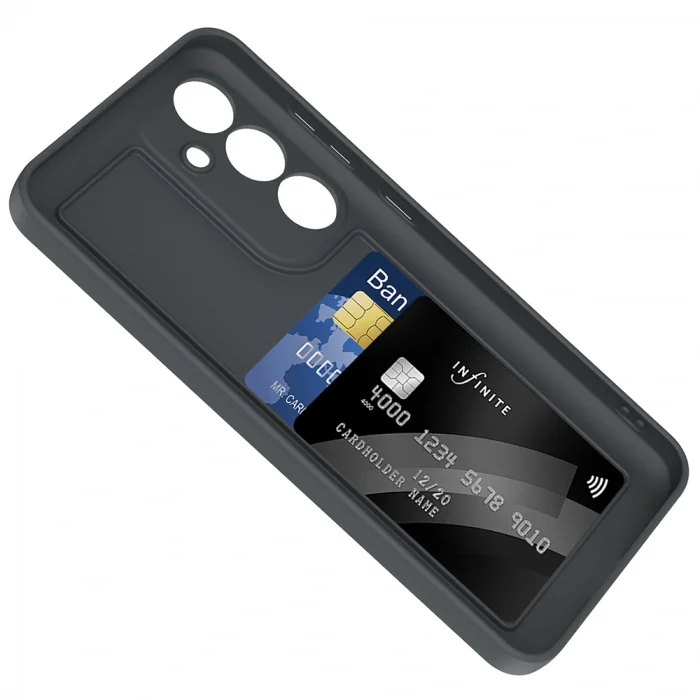 Samsung A55 Kılıf Kamera Korumalı Kartlık Hazneli Vitra Kapak