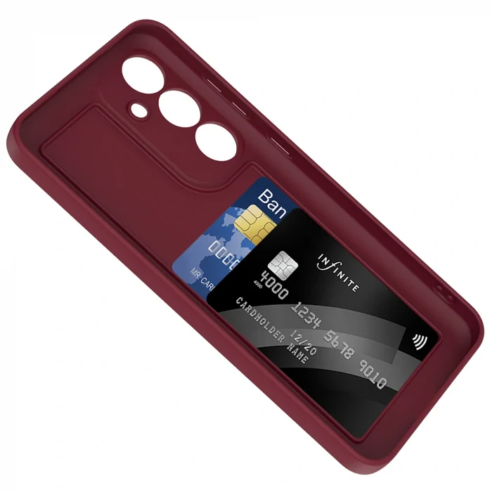 Samsung A55 Kılıf Kamera Korumalı Kartlık Hazneli Vitra Kapak