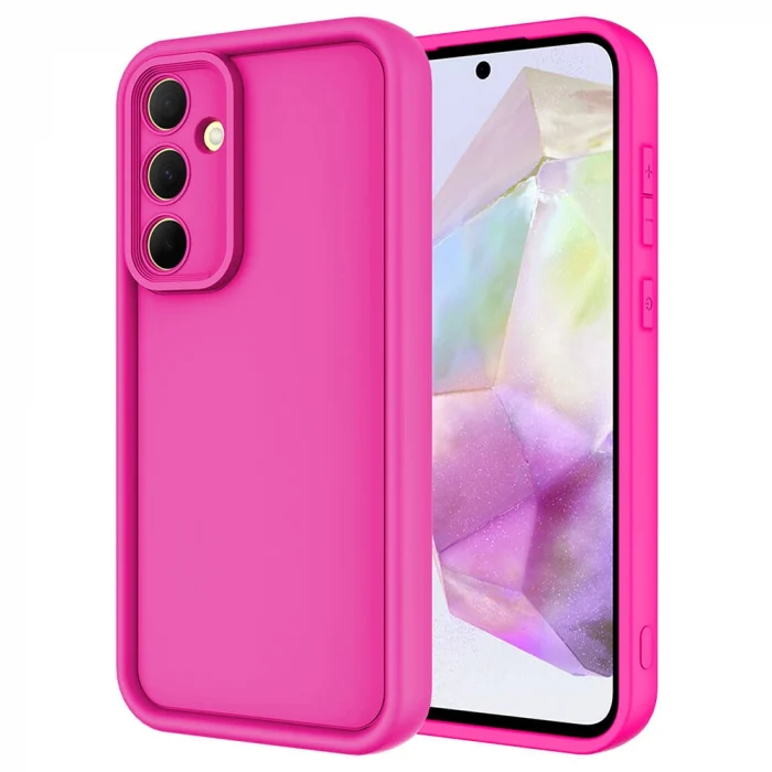 Samsung A55 Kılıf Kamera Korumalı Ananas Kapak