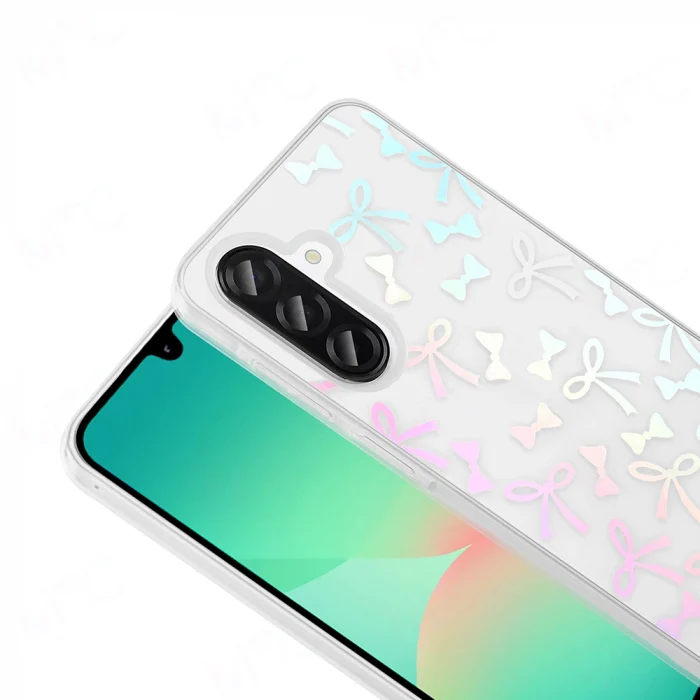 Samsung A56 Kılıf Şeffaf Figürlü Folk Sert Kapak