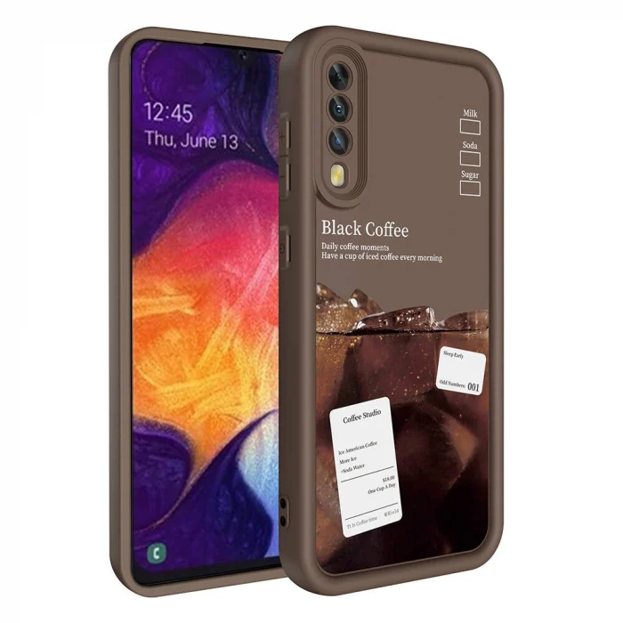 Samsung A70 Kılıf Kamera Korumalı Baskılı Arka Yüzey Klas Kapak