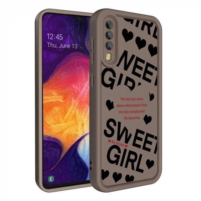 Samsung A70 Kılıf Kamera Korumalı Baskılı Arka Yüzey Klas Kapak