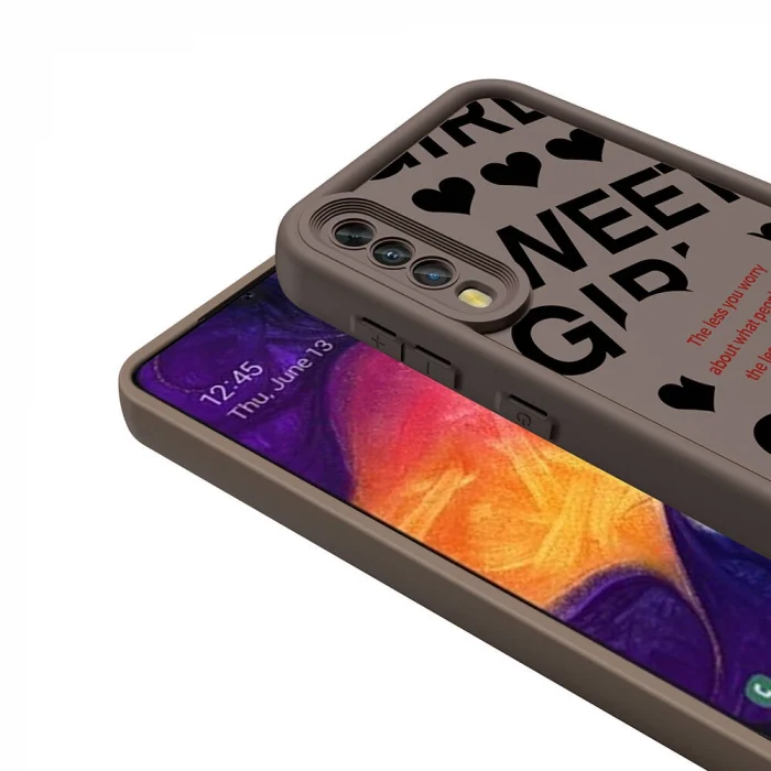 Samsung A70 Kılıf Kamera Korumalı Baskılı Arka Yüzey Klas Kapak